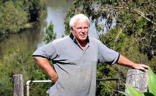 Ken Wilcock’s slice of paradise may be lost if a quarry planned across the river from his home gets the go ahead from council. Ken Wilcock’s slice of paradise may be lost if a quarry planned across the river from his home gets the go ahead from council.